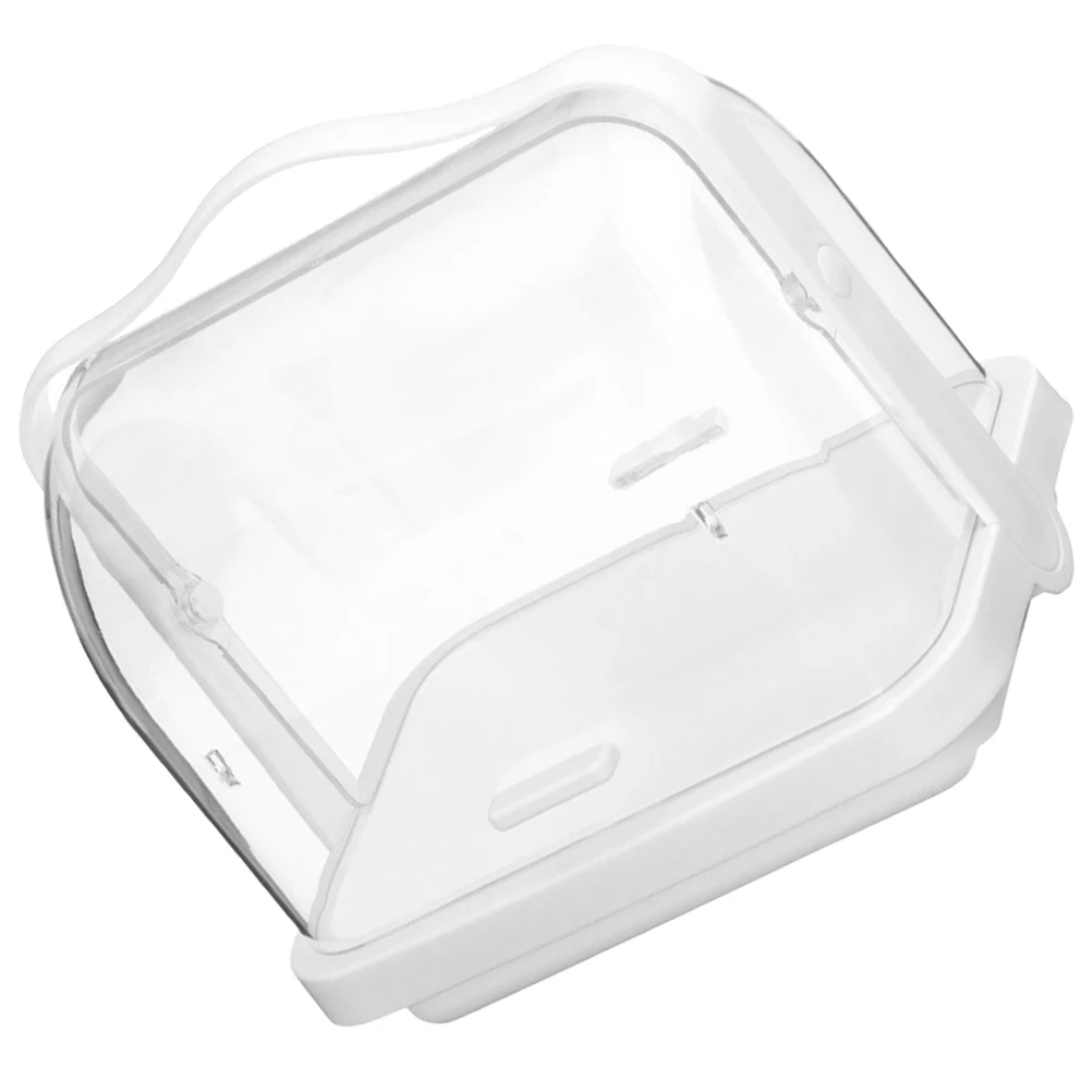 

Transparent Flip Lid Cake Bread Snack Dust proof Storage Fresh Box Dessert Display Container Small Size Loaf Case Food Serving