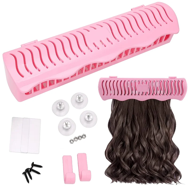 Hair extension bracket hair extension style is designed to secure clips, tape, mini bundles, and sewn hair curtains during color