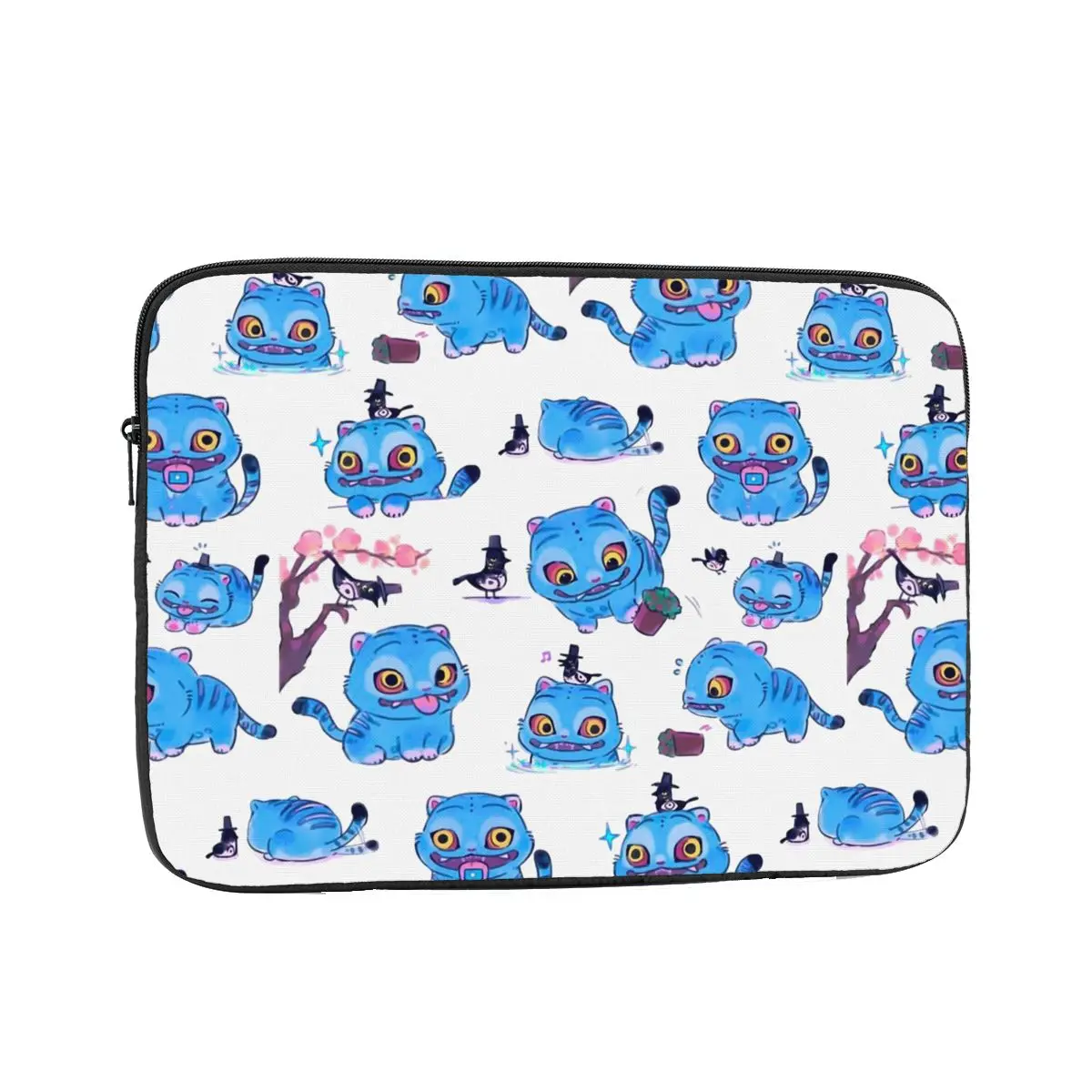 

Laptop Bag Sleeve 12 13 15 17 Inch Notebook Bag Case KPOP Demon Hunters Blue Tiger Shockproof Case