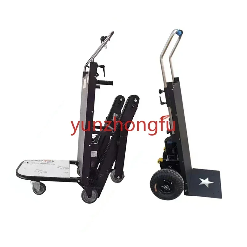 

Handling Trucks Easy To Climb Stairs 300KG Electric Stair Climbing Car Heavy up And Down Cart Truck Moving Pulling Goods