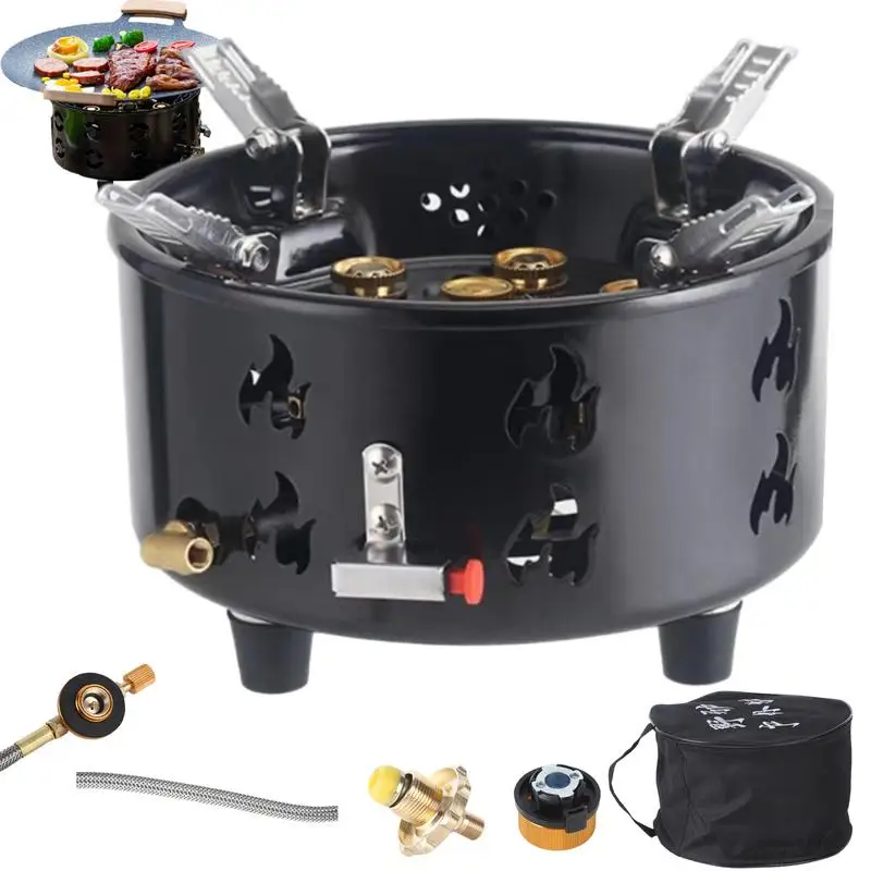 

Portable Burner Stove Multifunction Cassette Stove With Carrying Bag Outdoor Activities Supplies For Camping Hiking and Picnic