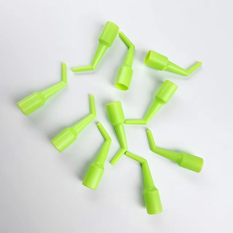 50PCS Dentistry Disposable Suction Tip Conversion Head Bend Pipe High Temperature Resistance Oral Cavity Surgery Straw Tools
