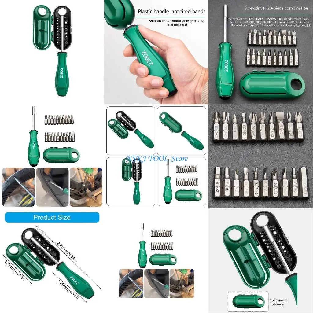 

L8RC 20 in 1 Multifunction Screwdriver for Household and Professional Use