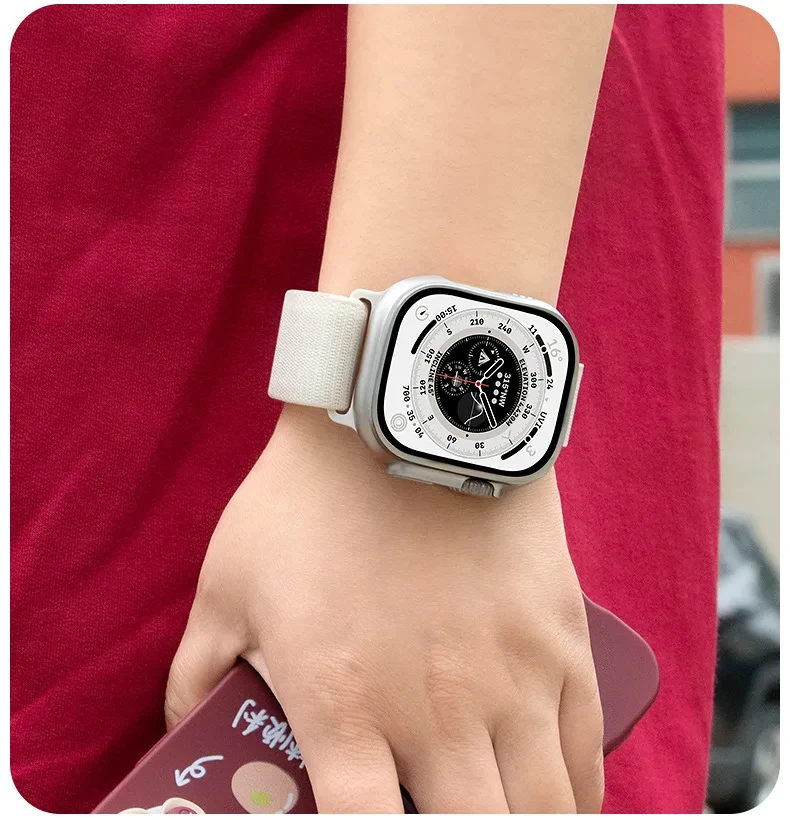 حلقة ألبي لساعة ألترا 2 ، 49 Apple ، 44 ، 45 ، 40 ، 41 ، 42 ، 42 ، حزام رسمي ، سلسلة iWatch 7 ، 6 ، 8 ، 5 ، 4 ، 3 ، SE ، 9