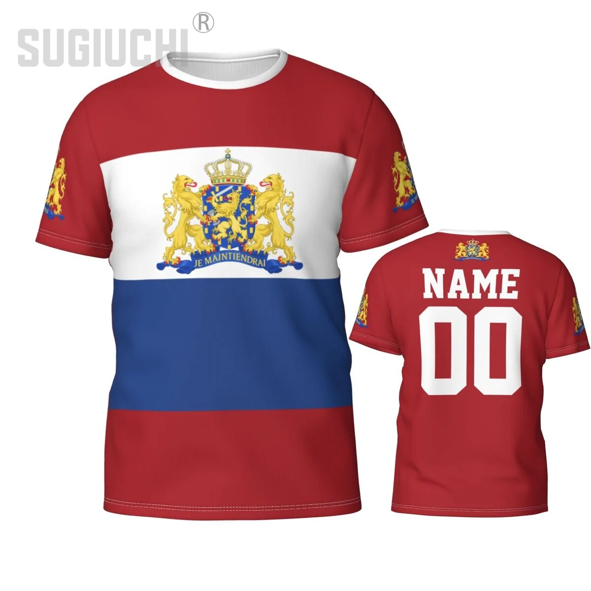 Custom Name Number Netherlands Flag Emblem 3D T-shirts For Men Women Tees team Clothes Soccer Football Fans Gift T shirt