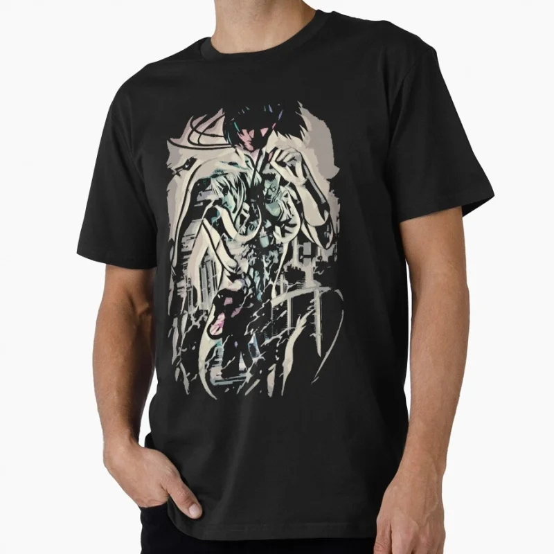 Sci-Fi Manga Ghost In The Shell Anime T Shirt 0507 Cyberpunk Major Motoko Graphic Tee Y2K clothes All size Tops S-6XL