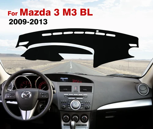 Imagen 1 del producto Para Mazda 3 M3 BL 2009 2010 2011 2012 2013 alfombrilla para salpicadero parasol alfombras Anti-UV accesorios de coche cubierta para salpicadero de coche
