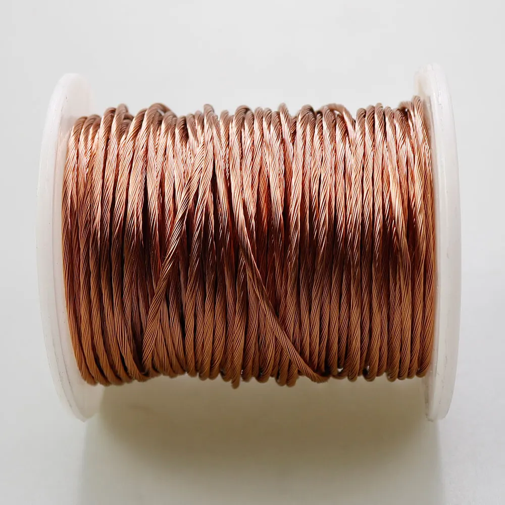 1M 0.2x5 0.2x10 0.2x20 0.2x30 0.2x50 0.2x60 0.2x70 Strands Litz Wire Enameled Copper Wire Litz Crystal Wires Diameter 0.2mm