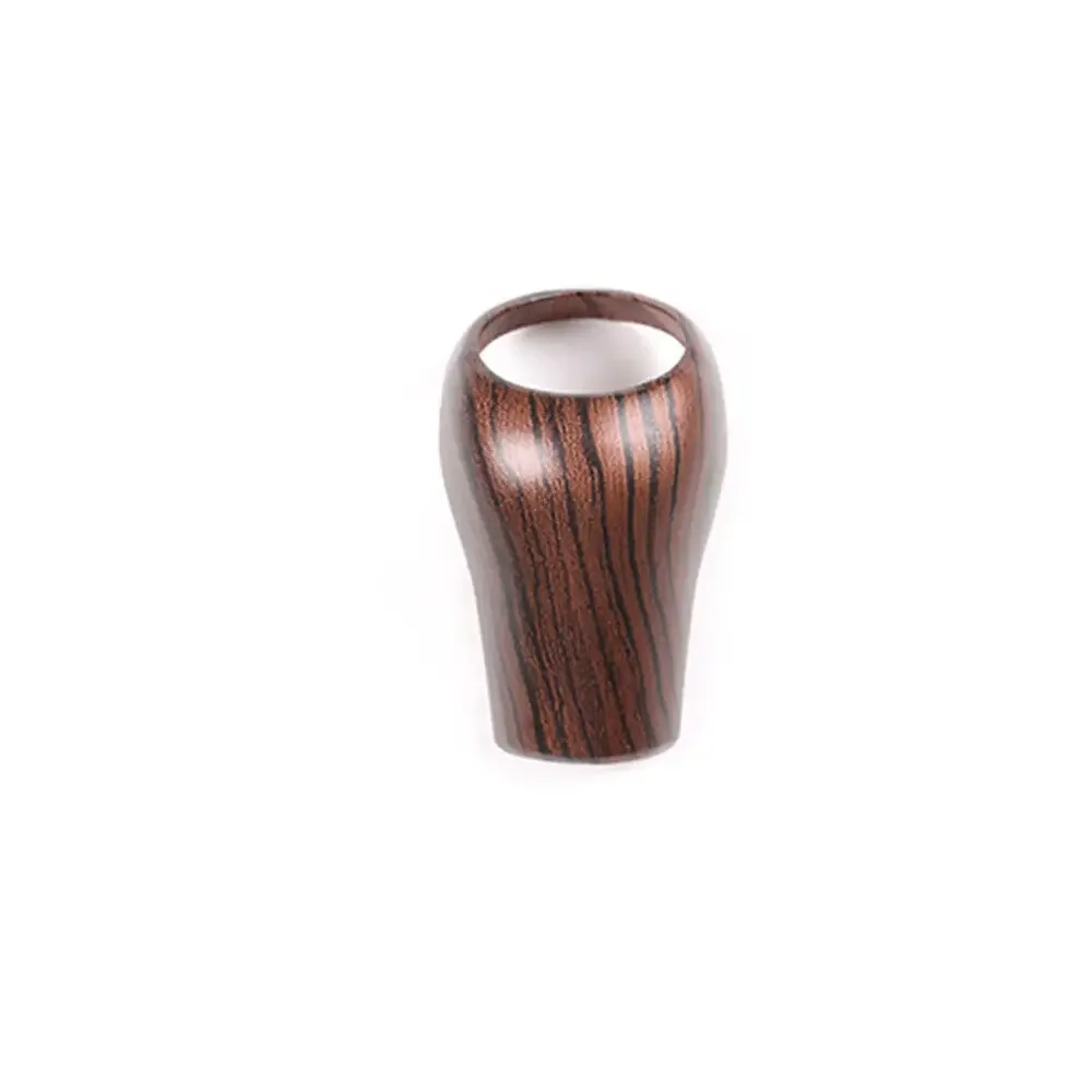

WXZOS Peach Wood Grain Gear Shift Knob Cover for Mercedes-Benz A C E GLK-CLASS 2007-13
