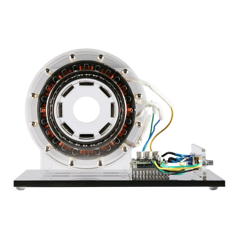 Bomba sin eje, modelo de Motor de empuje, Motor de Rotor interno sin escobillas, demostración de enseñanza de alta potencia, juguete de adorno de escritorio