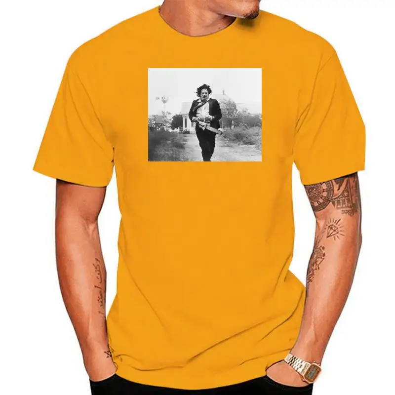 Оригинальная футболка для бега с изображением техасской бензопилы