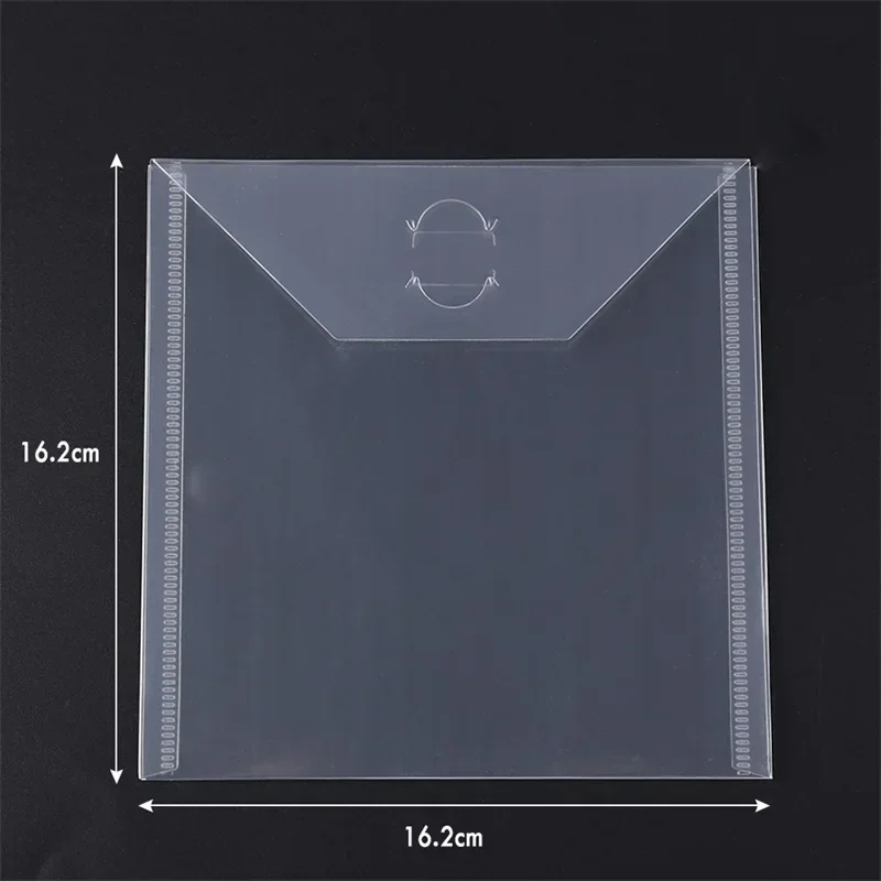 10 Pcs/Lot Storage 6.4*6.4 inch Pockets Plastic Sheets For Portable Collect Cutting Dies Cards Scrapbook CardstocK Clear Stamps