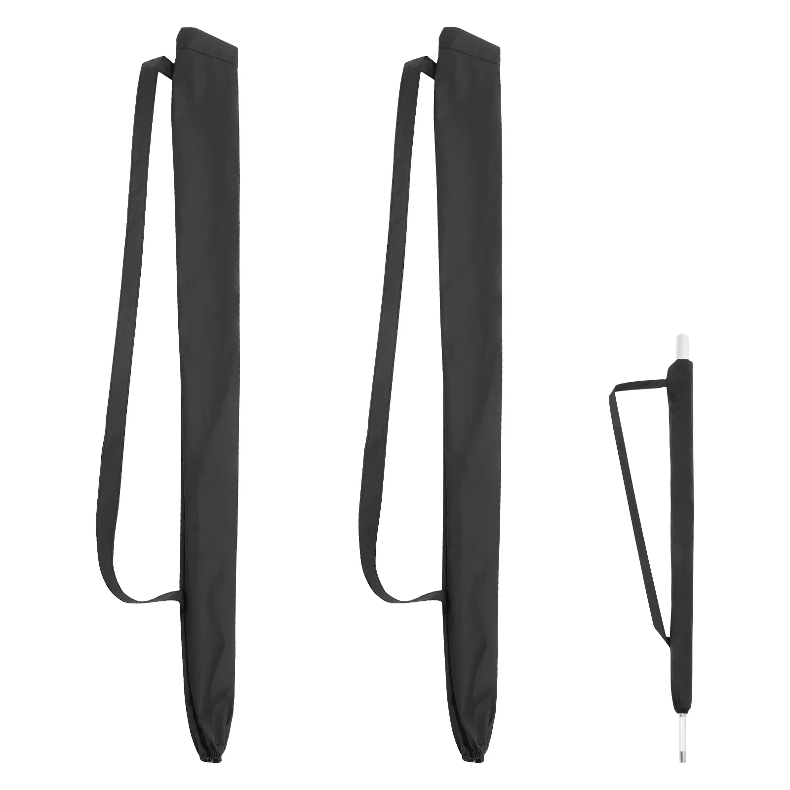 

2Pcs Umbrella Waterproof Storage Bag Folding Carrying Pouch with Shoulder Strap Compact Lightweight for Travel