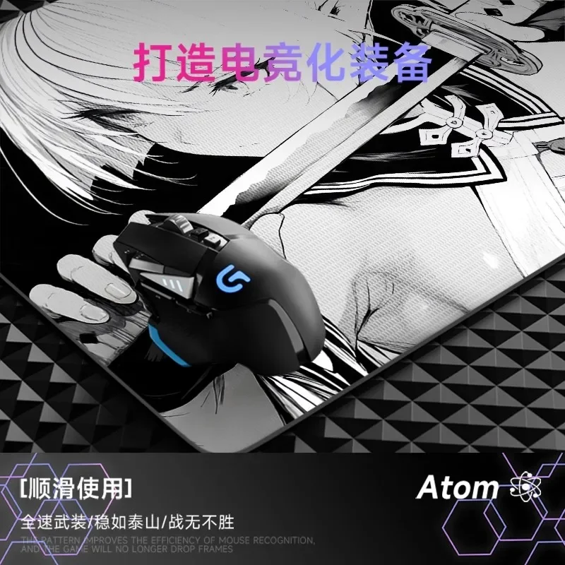 Photovoltaic Glass Mouse Pad Tempered Smooth FPS Esports  3.2mm Large Gaming Desk Pad Customizable Pattern Gamer Accessories