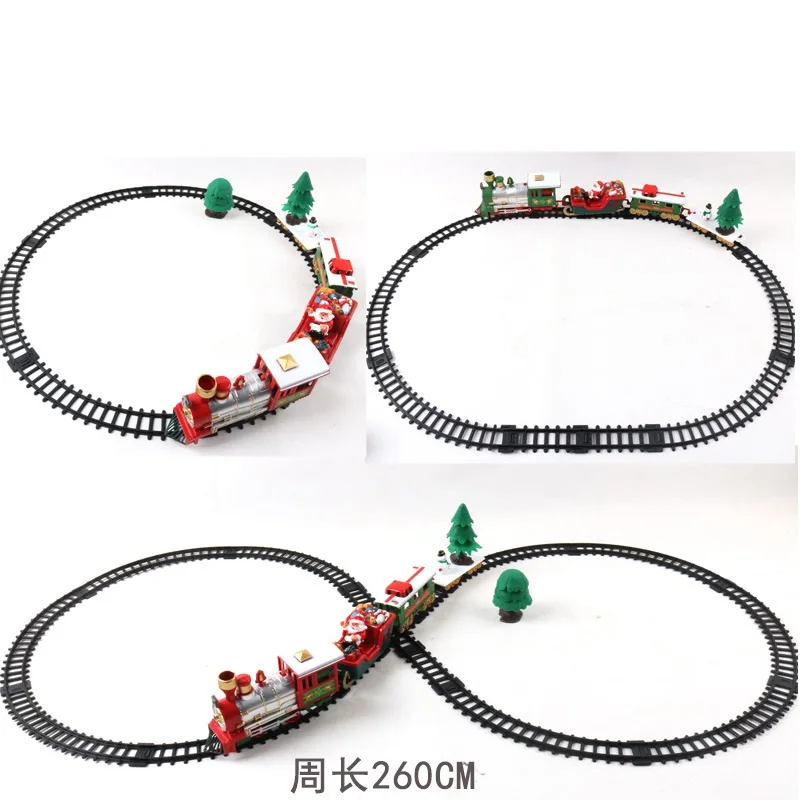 Christmas Electric Trains Toy Rail Car Mini Train Track Railway Model Transport Train Rail Car hristmas Gift