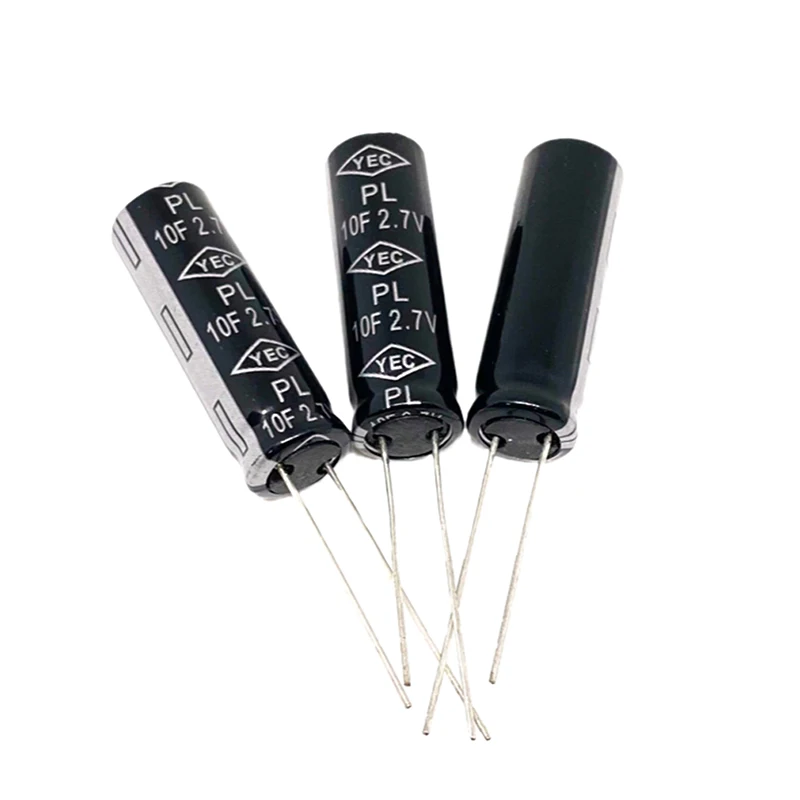 5pcs Supercapacitors 2.7V 10F WPL2R71061030 Farad Capacitor  Supercaps Electric