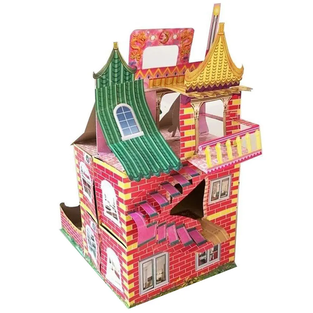 

Ancestor Paper Villa Sacrifice Supplies Paper House to Burn for Ancestor Worship Funerals Birthday Memorial Ceremonies