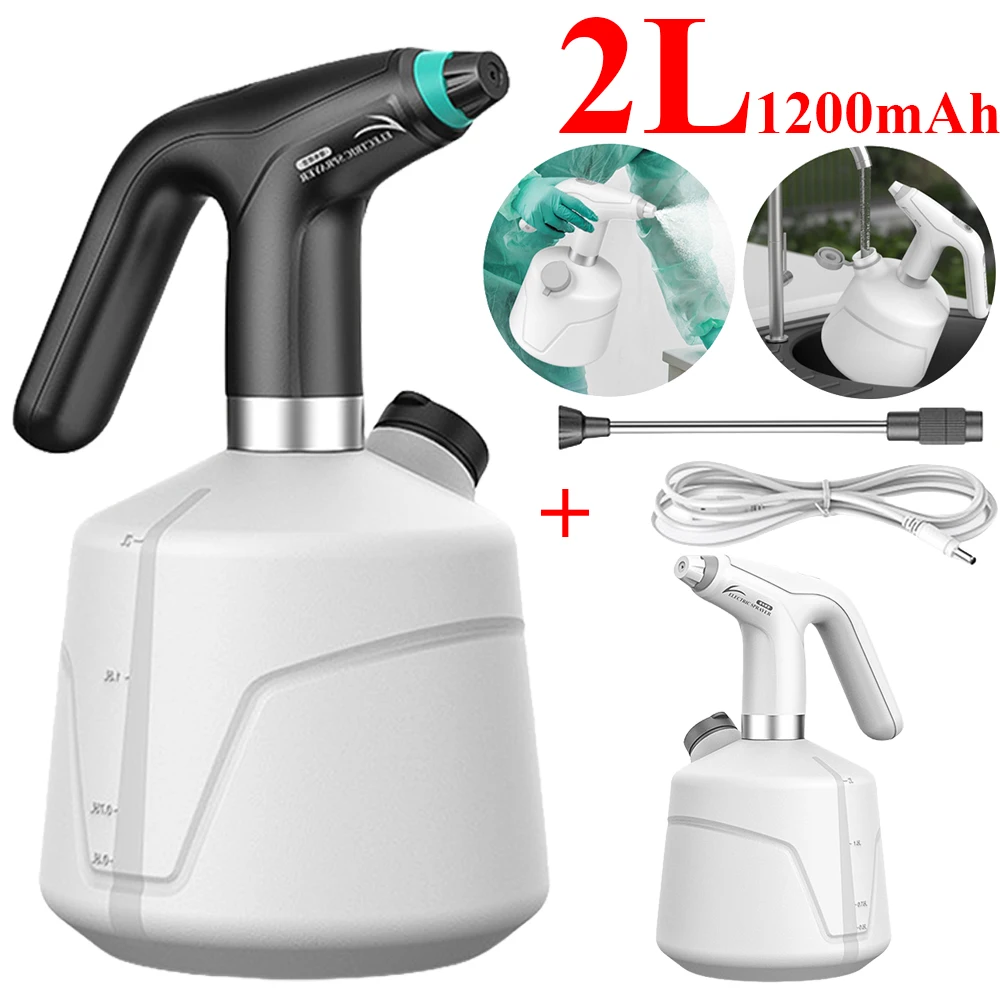 2L Agriculture Electric Sprayer 360° Adjustable Nozzle Watering Spray Disinfection Filling Sprayer for Agricultural Irrigation