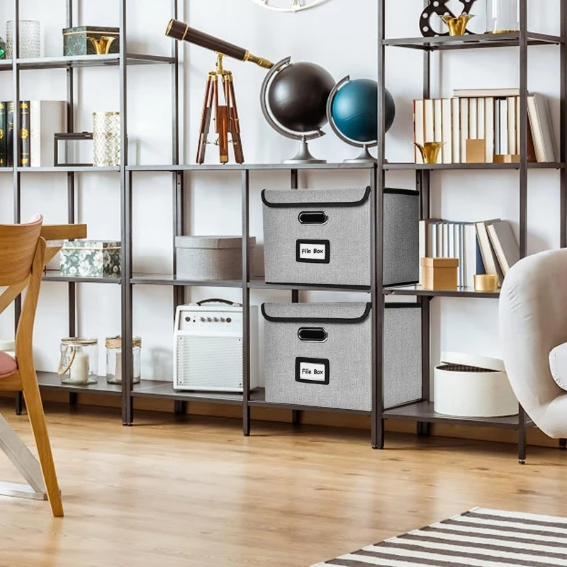 Leinen-Aktenaufbewahrungs-Organizer zum Aufhängen von Briefen/Rechtsordnern