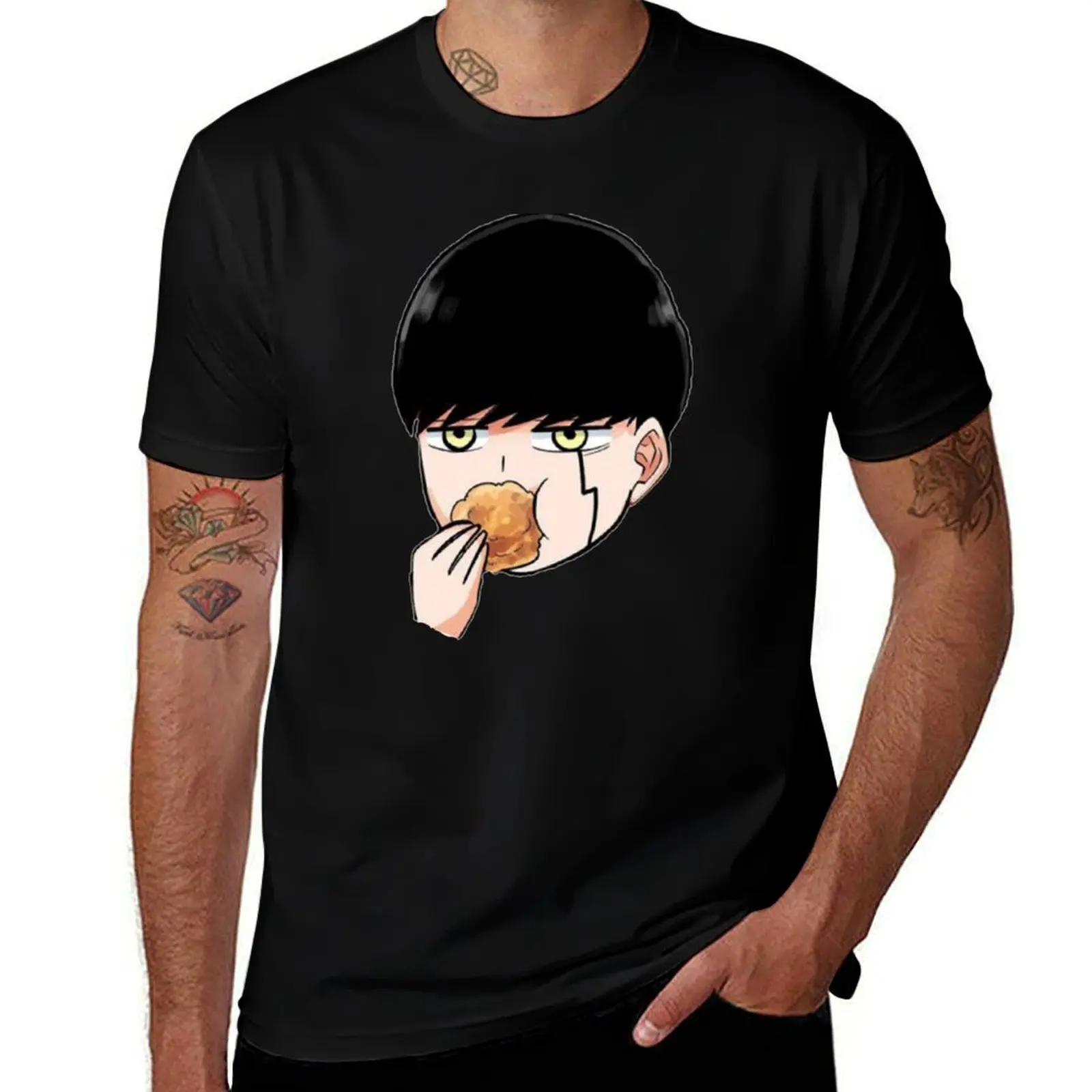 

Burnedead Mash - футболка Mashle, хлопковая футболка, 100% футболки для мужчин, белая футболка