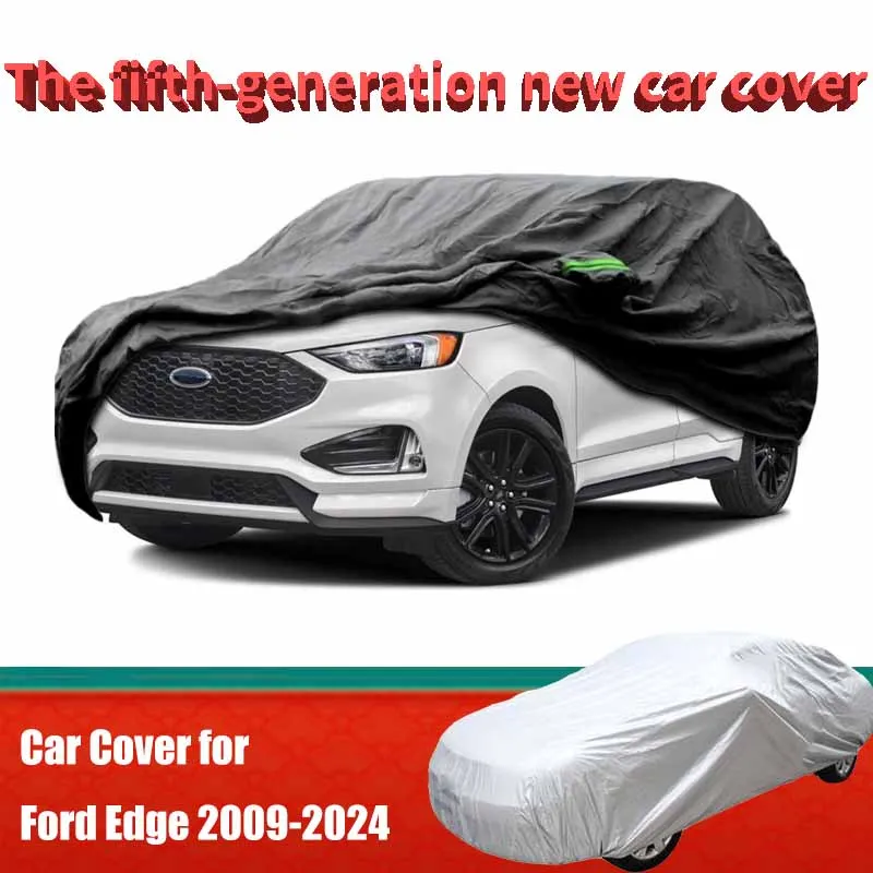 

Car Covers Custom Fit for Ford Edge 2009-2024 Waterproof All Weather for Automobiles Rain Snow Sun Protector Indoor Outdoor