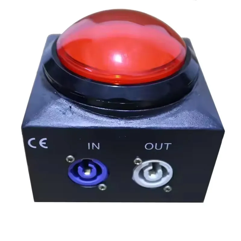 Performance Concert Stage DJ FX SFX Powershot Button Controller CO2 Fire Square Button Glow