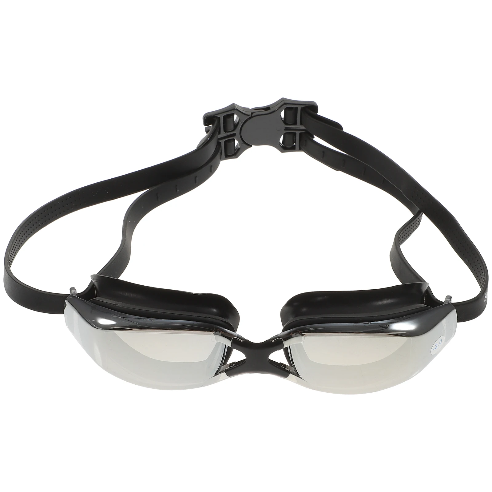 

PCs Myopia Swimming Goggles Large Frame Anti Fog Waterproof Wide Angle Vision Adjustable Strap Non Underwater for Eye