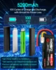 HOOVO 4S Lipo 배터리, EC5 커넥터가 있는 RC 배터리, RC 자동차 트럭, 트러기 버기 비행기용 소프트 케이스, 14.8V, 100C, 5200mAh, 2 개 2