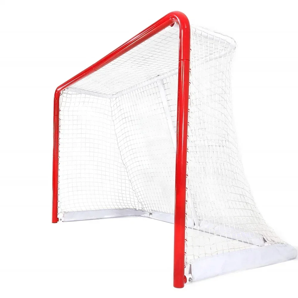 2026 Portable Hockey Goal Ice Hockey Goals Steel Tube Hockey Goal Net Easy Assembly Factory Price
