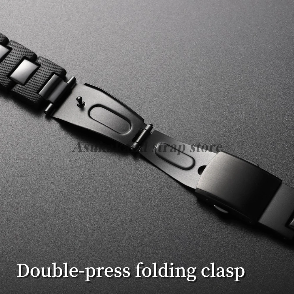 16mm Plastic Steel Strap Watch Band for Casio for G-SHOCK for DW6900 DW9600 GA2100 GW-M5610 Light Weight Men Watch Accessories