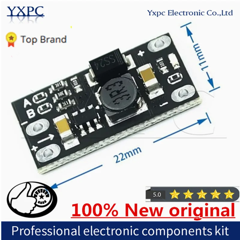 Mini DC-DC Boost Step Up Converter 3V 3.2V 3.3V 3.7V 5V 9V to 12V Voltage Regulator PCB Board Module can set 5V/ 8V/ 9V