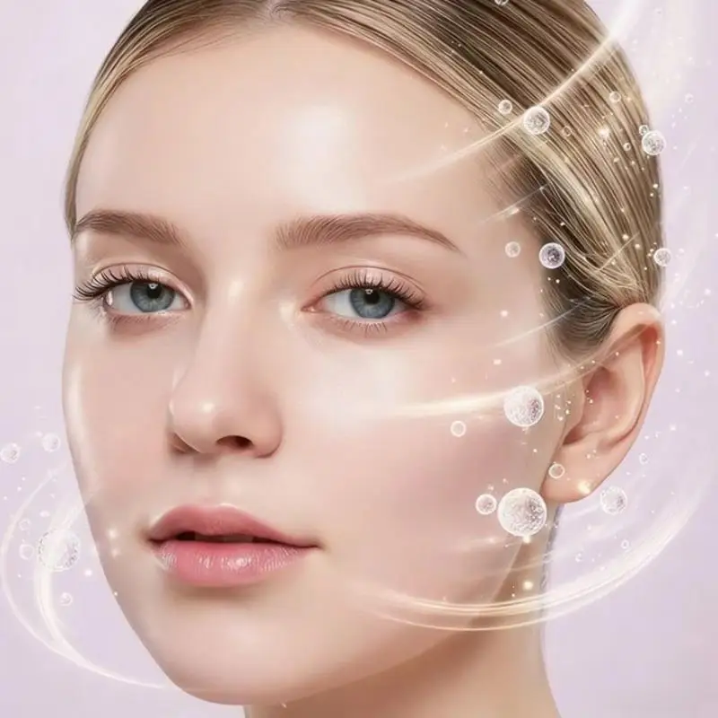 NEUE Ohrhängende V-Line Schlankheitsmaske Nano-Hydrogel Elastische Gesichtsstraffungsmaske Feuchtigkeitsspendende Anti-Aging Straffende Gesichtspflegemaske – Detail 6
