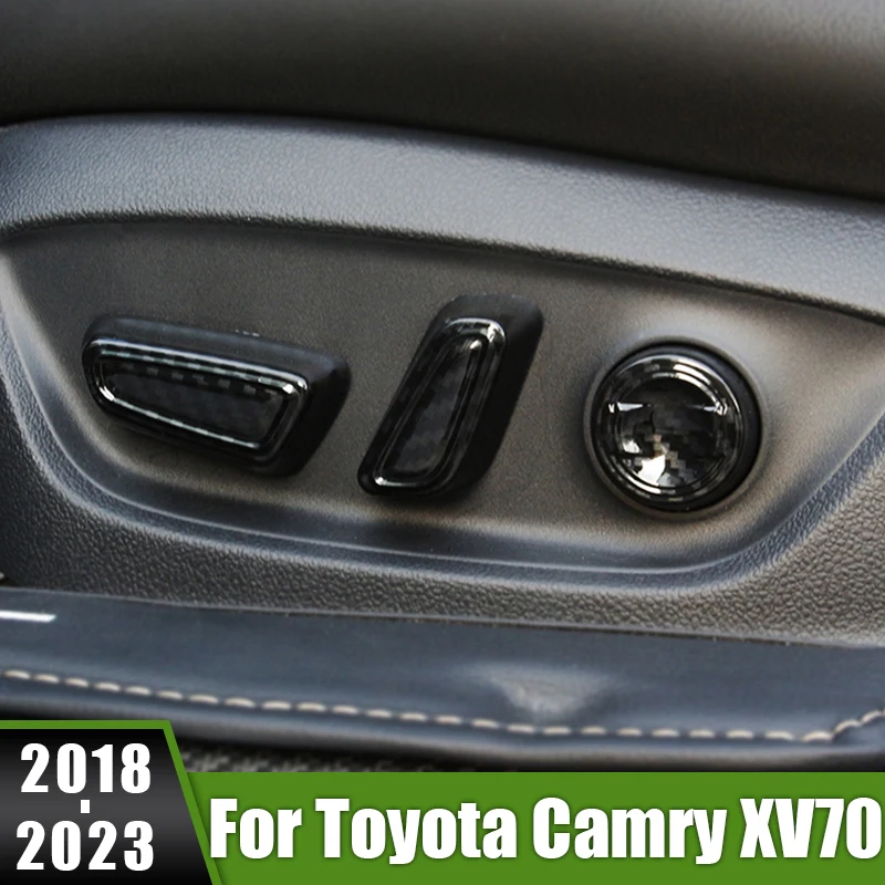 

For Toyota Camry XV70 70 2018 2019 2020 2021 2022 2023 Car Seats Benches Adjustment Knob Button Switch Trim Cover Frame Sticker