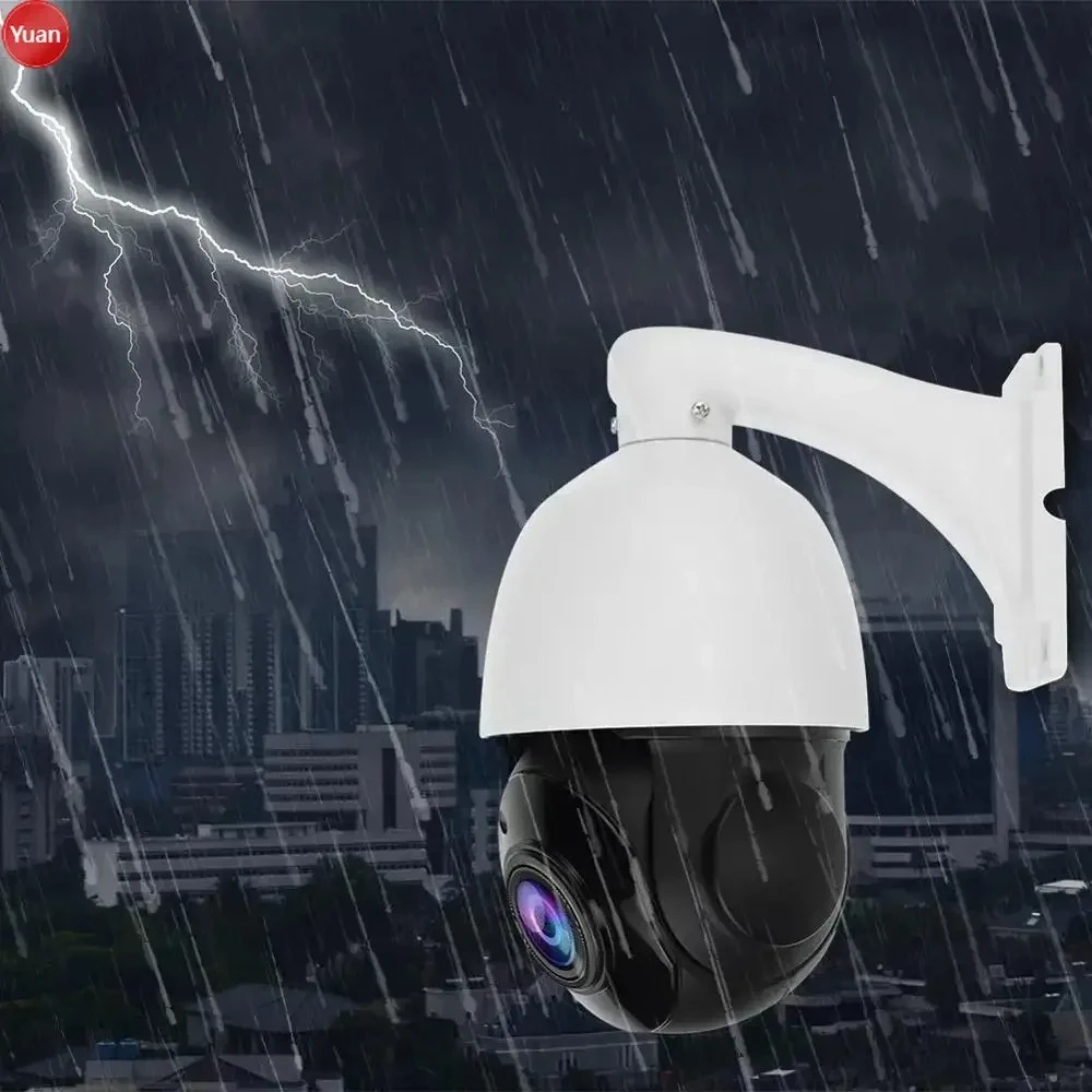 

4K IP PTZ Dome Security Camera IR Night Vision P2P Security Camera 8MP Indoor And Outdoor Surveillance Camera