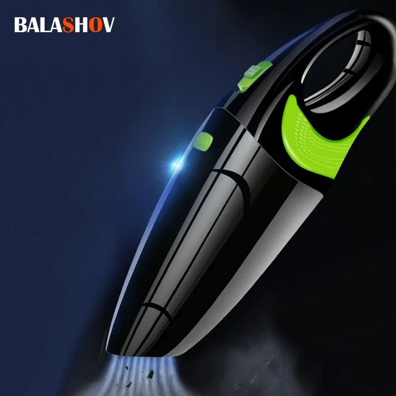 Wireless Rechargeable Handheld Vacuum Cleaner - Household, Car, Carpet, Wet/Dry, 120W, Portable Mini, USB Electric