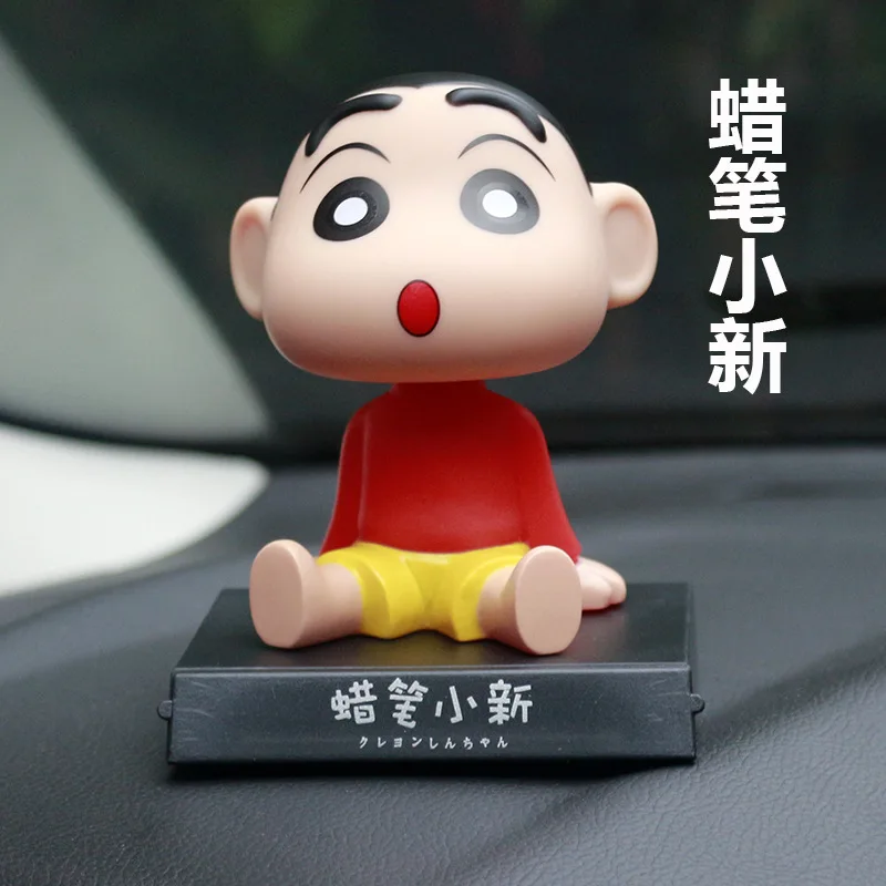 Japan Cartoon Peanuts Snoopy Charlie Nobita Shaking Head Figure Model Toys Car Ornaments Figurine Collection Props