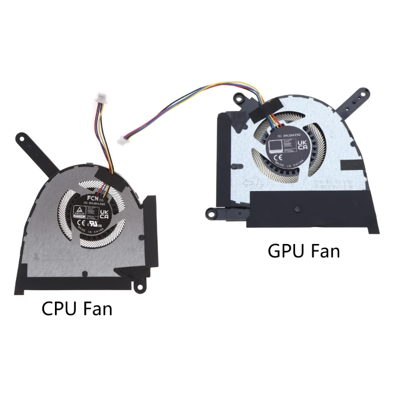 for ASUS TUF F15 FX517 FX517Z FX517ZC 5V Notebook CPU GPU Cooling Fans Dropship