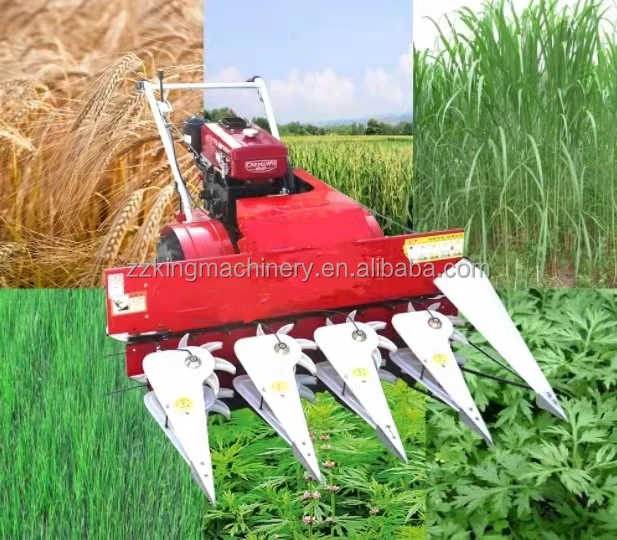 Agricultural Machinery Harvester Wheat Cutter Machine Mini Wheat Rice Reaper