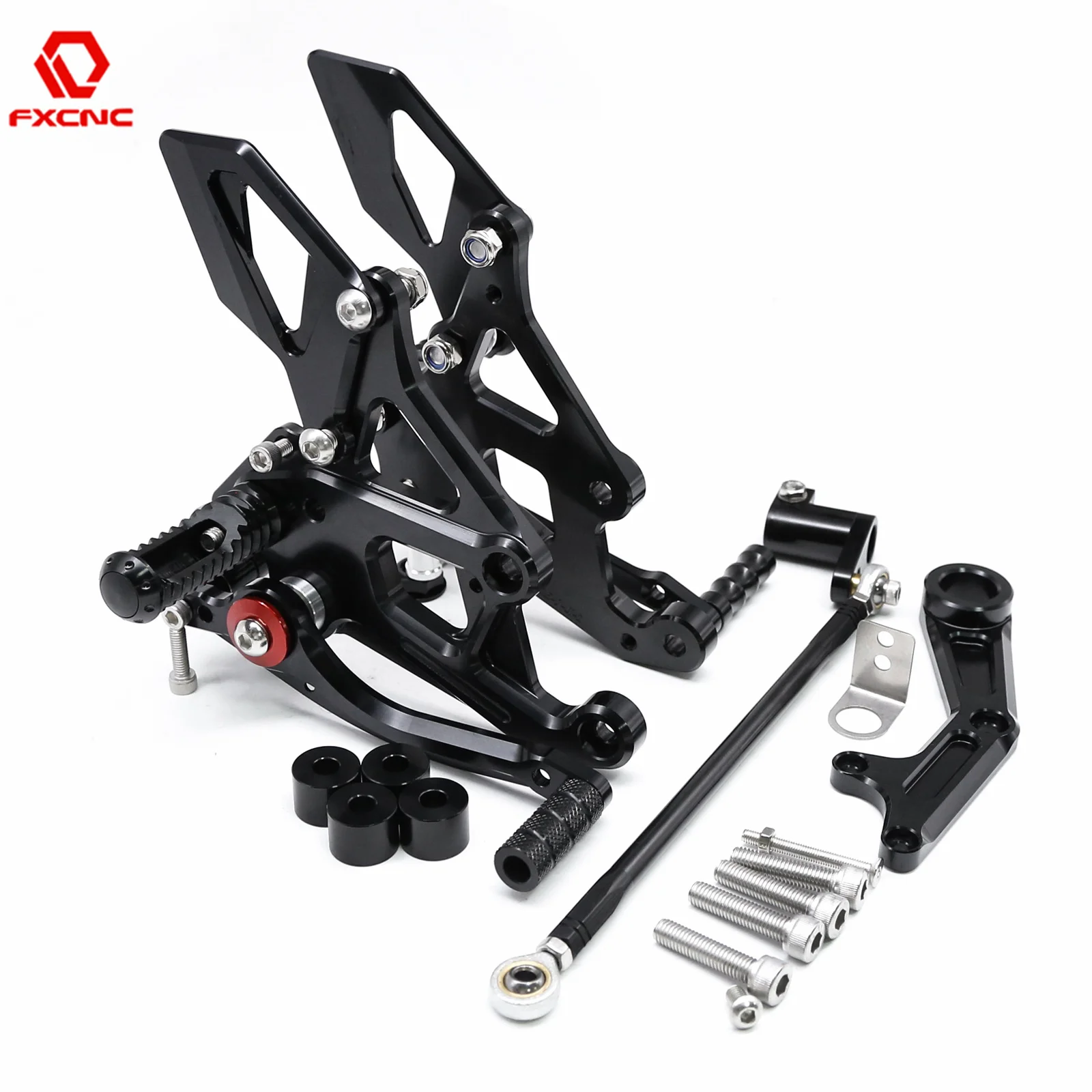 2023 2024 YZF-R15 CNC Rearset Footpeg Footrest Rear Set Foot Peg For Yamaha YZF R15 YZFR15 V3 V4 2018 2019 2020 2021 2022 Pedal