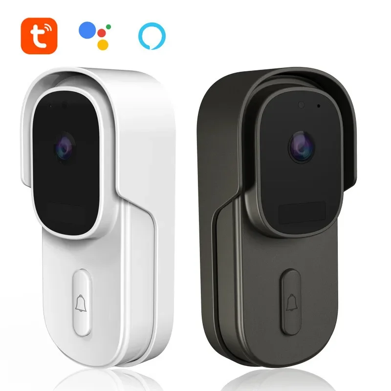 Tuya Doorbell 2.4G Wifi Wireless HD Video Door Bell Smart Home Motion Detection Two Way Audio Intercom IR Night Vision Doorbells