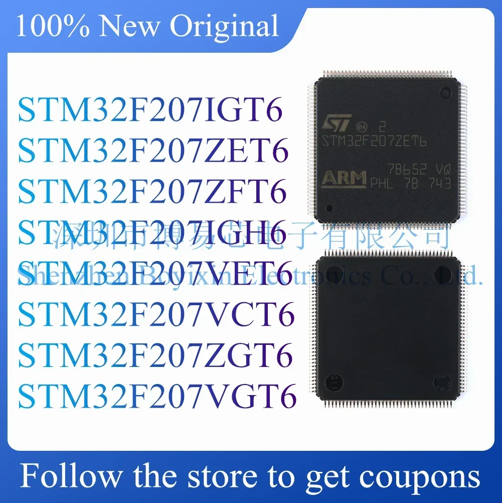 

NEW STM32F207IGT6 STM32F207ZET6 STM32F207ZFT6 STM32F207IGH6 STM32F207VET6 STM32F207VCT6 STM32F207ZGT6 STM32F207VGT6