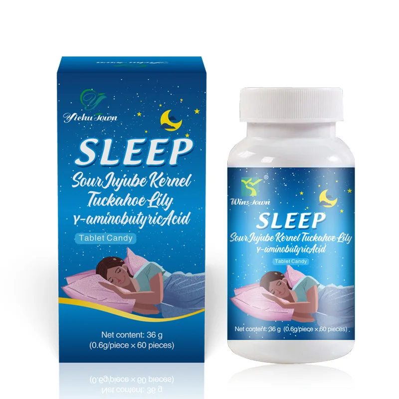 60 Pills Aminobutyric Acid Tablets Help Improve Sleep Sleep Faster Longer Chewing Tablets Health Food