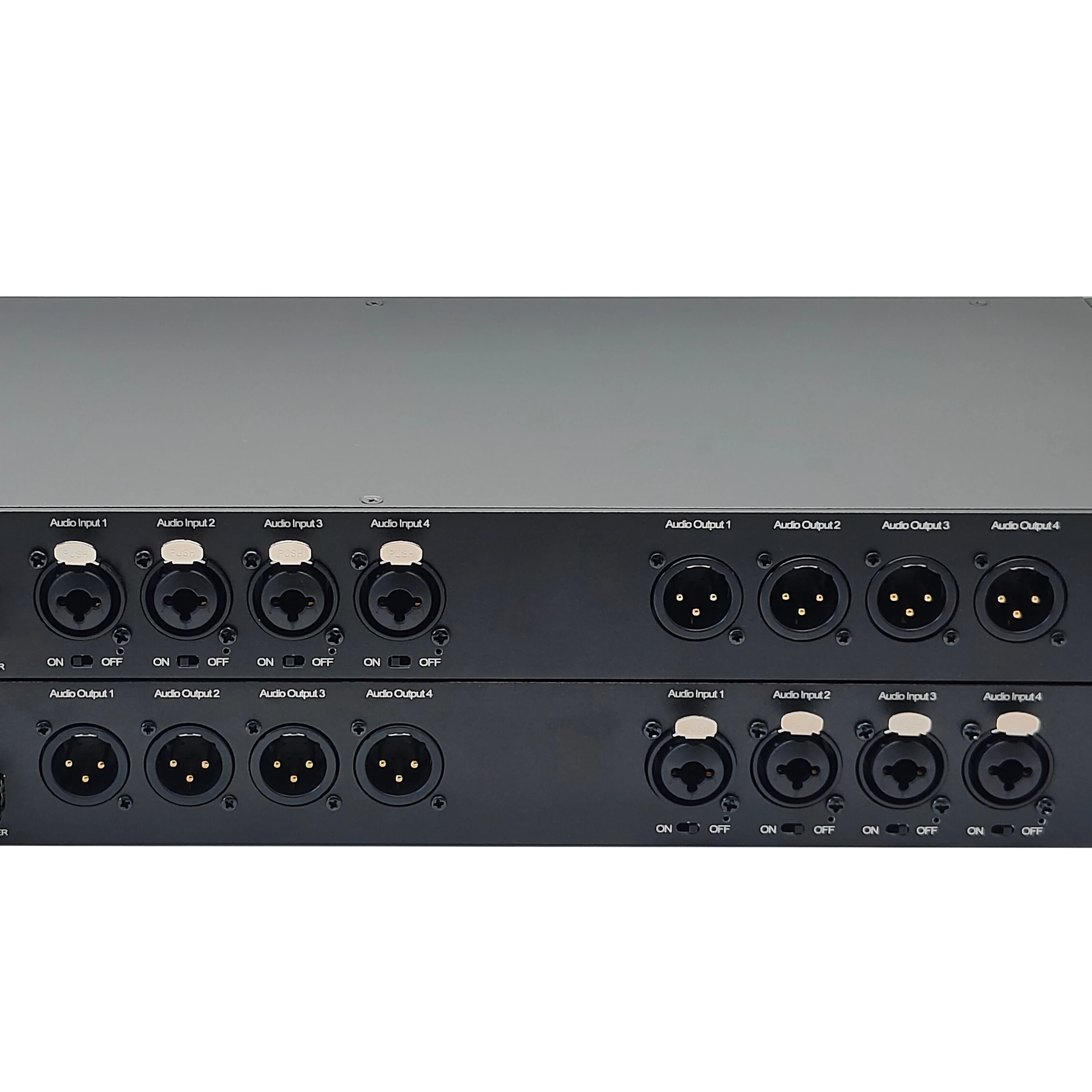 Radio & TV Broadcast Equipment Balanced Digital XLR Audio to Optical Converter with 48V Phantom Power
