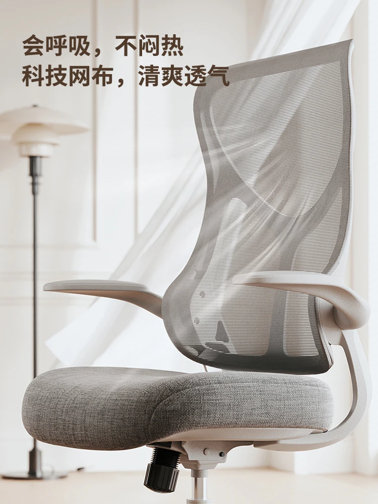 Ergonomía, silla de oficina, sedentaria, cómoda, protección de cintura, ordenador, respaldo.