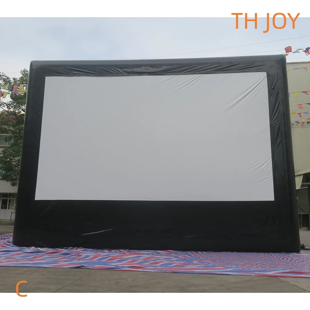 

9x5m giant Inflatable Outdoor Theater Projector Screen PVC air tight TV Projector Movie Screen