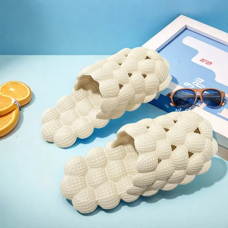 شباشب ناعمة ونطاطة - ألوان متعددة، أحذية منزلية مريحة غير قابلة للانزلاق، صنادل صيفية عصرية للفتيات #6