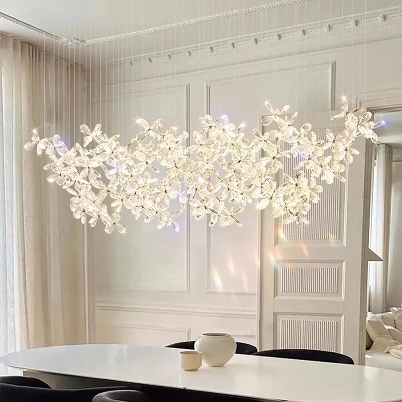 

Home Decorationpendant Lights Luxury Crystal Living Room Chandelier Dining Room Pendant Lamp Ceiling Light Indoor Lighting