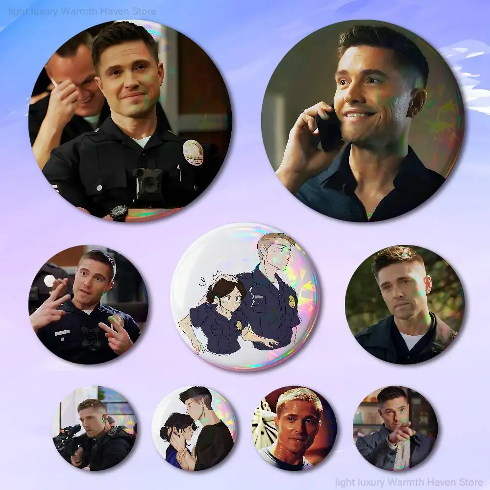 

R-Rookie T-Tim B-Bradfords 58mm 44mm HD Print Brooch Badges Pretty Derby Round Display Brooches Lapel Pins