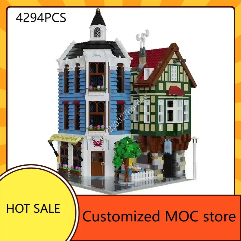 

4294PCS Hot City Selling Harbour MOC StreetView Holiday Creative Architecture DIYAssembly Toy Birthday Christmas Gift Kids Age