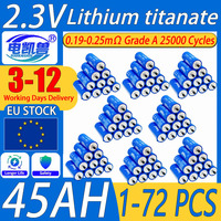 EU STOCK Yinlong 2.3V 45Ah lithium titanate LTO 66160 battery 10C DIY 12V 24V 48V electric ship solar speaker power battery